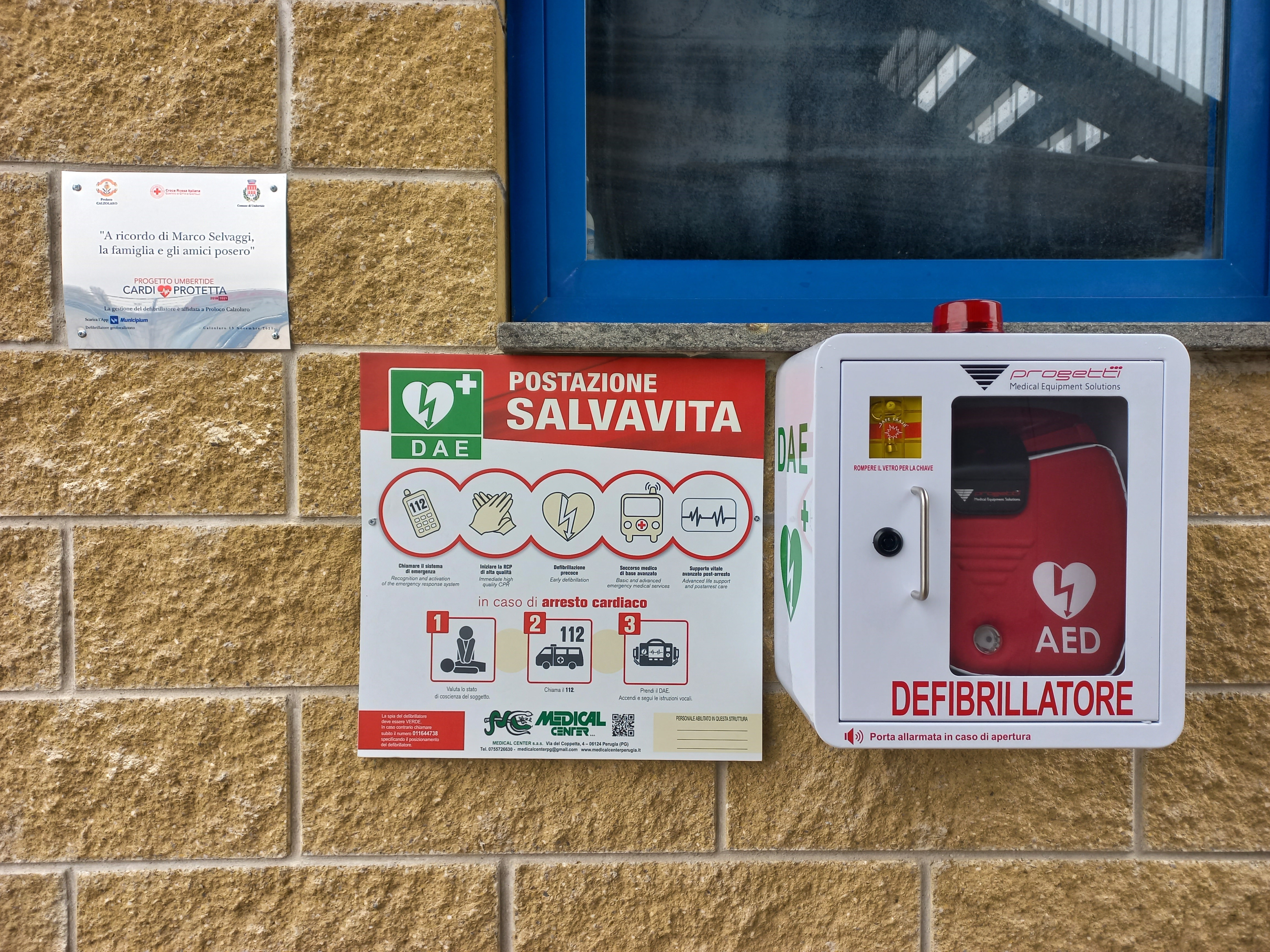 donazione defibrillatore Calzolaro1