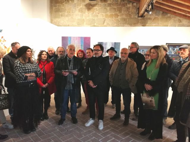 Inaugurata la mostra d'arte “Dentro un’atmosfera di luce”, installata presso la Rocca di Umbertide