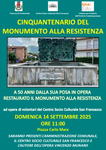 CINQUANTENARIO DEL MONUMENTO ALLA RESISTENZA