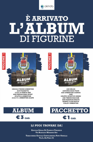 Le società sportive e il Comune di Umbertide realizzano l'album di figurine dello sport cittadino: ieri l'incontro di presentazione