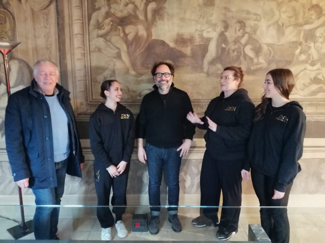 La talentuosa ballerina di Umbertide Gaia Giovannoni incontra il sindaco Carizia. La giovane volerà a New York nel prossimo mese di luglio