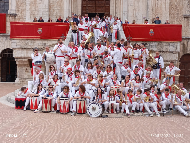 La Banda Città di Umbertide ai Ceri di Gubbio