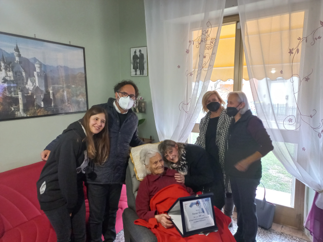 C'è una nuova centenaria nel Comune, è la signora Noemi Roselli