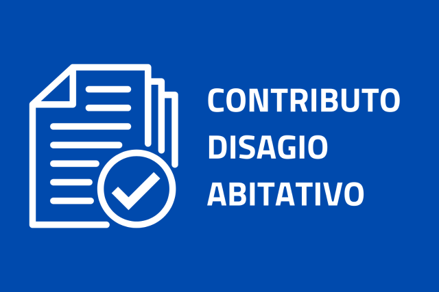 CONTRIBUTO PER IL DISAGIO ABITATIVO (CDA) – AGGIORNAMENTO