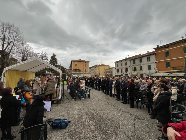 1° Anniversario Sisma 9 Marzo 2023: le celebrazioni in Piazza XXV Aprile a Pierantonio