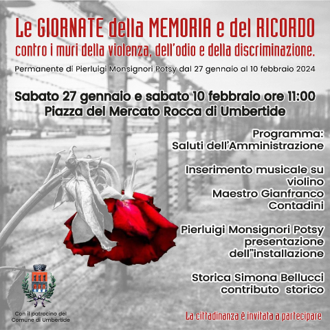 Umbertide celebra la Giornata della Memoria