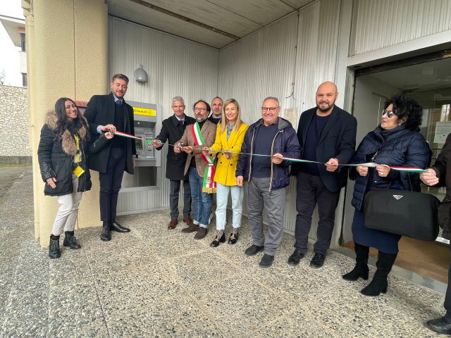 Poste Italiane, installato a Pierantonio un ATM Postamat di ultima generazione 