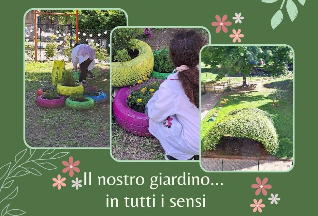 Inaugurato alla scuola primaria Garibaldi “Il nostro giardino... in tutti i sensi”