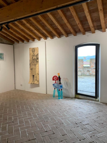 Fino al 3 dicembre in mostra alla Rocca le opere di Leonella Masella - Dei in terra: studio per inferno