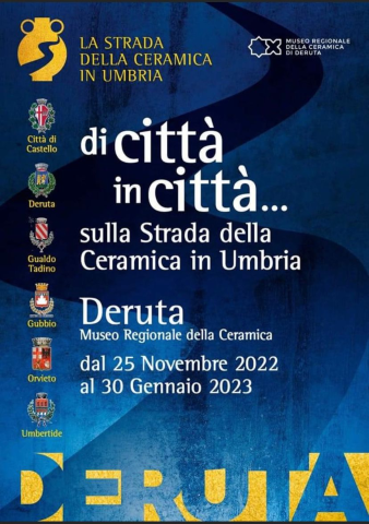 Umbertide presente alla mostra “Di città in città... sulla Strada della Ceramica in Umbria” di Deruta con tre pezzi d'eccezione provenienti dalla Collezione Rometti
