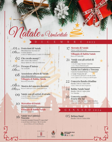 Tutto il programma delle iniziative e degli eventi natalizi in città