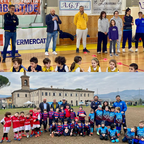 UMBERTIDE, LO SPORT CHE UNISCE: MINIBASKET E MINIRUGBY PROTAGONISTI DI UNA DOMENICA DI COMUNITA' AL PALASTACCINI E AL CAMPO MAURIZIO FERRARI DI SANTA MARIA