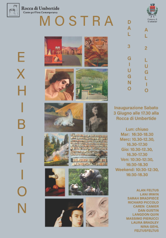 MOSTRA / EXHIBITION  Rocca di Umbertide – Centro per l’Arte Contemporanea, 3 giugno / 2 luglio 2023.  Inaugurazione: sabato 3 giugno, ore 17.30