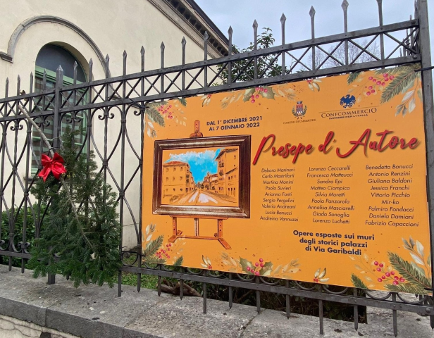 "Presepe d'Autore 2021", via Garibaldi diventa un museo a cielo aperto