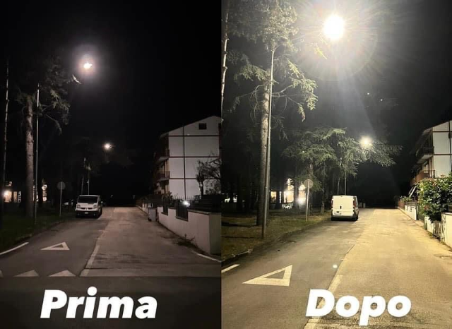 Umbertide sotto una nuova luce: proseguono a gran ritmo il lavori di sostituzione di oltre 3.500 corpi illuminanti per una nuova illuminazione pubblica con tecnologia a Led