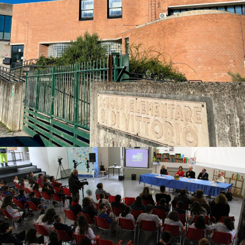Inaugurazione nuova sede della redazione Di Vittorio News” al II Circolo G. Di Vittorio
