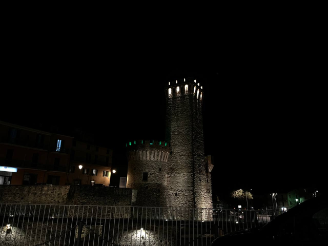 La Rocca si tinge di verde con l'iniziativa “Light a Monument”, promossa da "Rare special powers" e “Anffas per Loro”