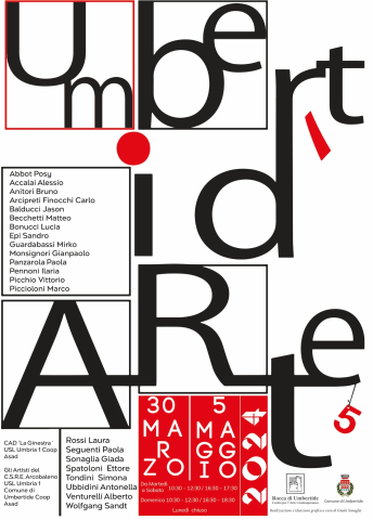 La mostra “Umbertid'ARTE” rimarrà esposta fino al 12 maggio