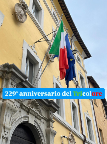 229° ANNIVERSARIO DEL TRICOLORE: LA BANDIERA CHE UNISCE CITTADINI E ISTITUZIONI