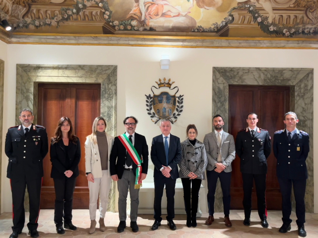 SUA ECCELLENZA IL PREFETTO DI PERUGIA FRANCESCO ZITO IN VISITA ISTITUZIONALE PRESSO IL COMUNE DI UMBERTIDE