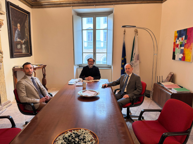 Incontro con il nuovo Questore della provincia di Perugia Dario Sallustio 
