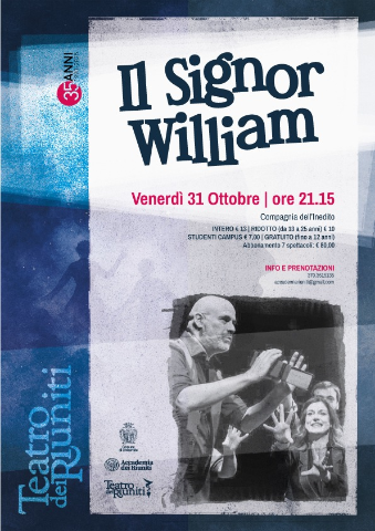 31 OTTOBRE / 1 NOVEMBRE 2025 TEATRO DEI RIUNITI, UMBERTIDE - WEEKEND CON IL BARDO! Shakespeare raddoppia! Finalmente in scena il debutto della Stagione Teatrale 2025 / 2026 del Teatro dei Riuniti di Umbertide.