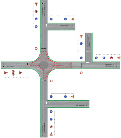 AVVIO CANTIERE PRESSO LA ROTATORIA DI LARGO FEZZUOGLIO PER IMPLEMENTAZIONE DELL’ALLACCIO FOGNARIO