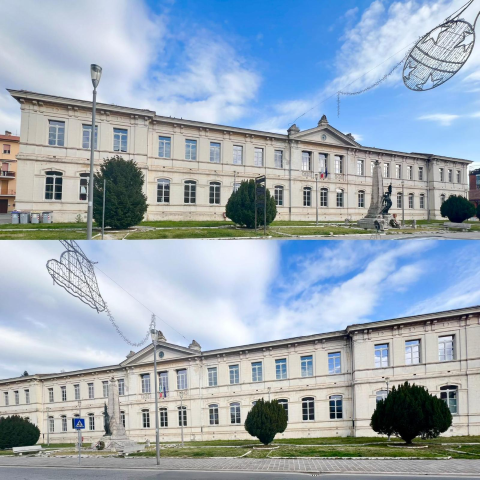 SCUOLA PRIMARIA GARIBALDI: OLTRE ALLE NUOVE FINESTRE, A BREVE ANCHE UNA NUOVA ILLUMINAZIONE ESTERNA