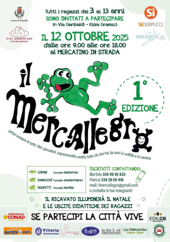 DOPO 24 ANNI TORNA IL MERCALLEGRO: “SE PARTECIPI, LA CITTÀ VIVE”