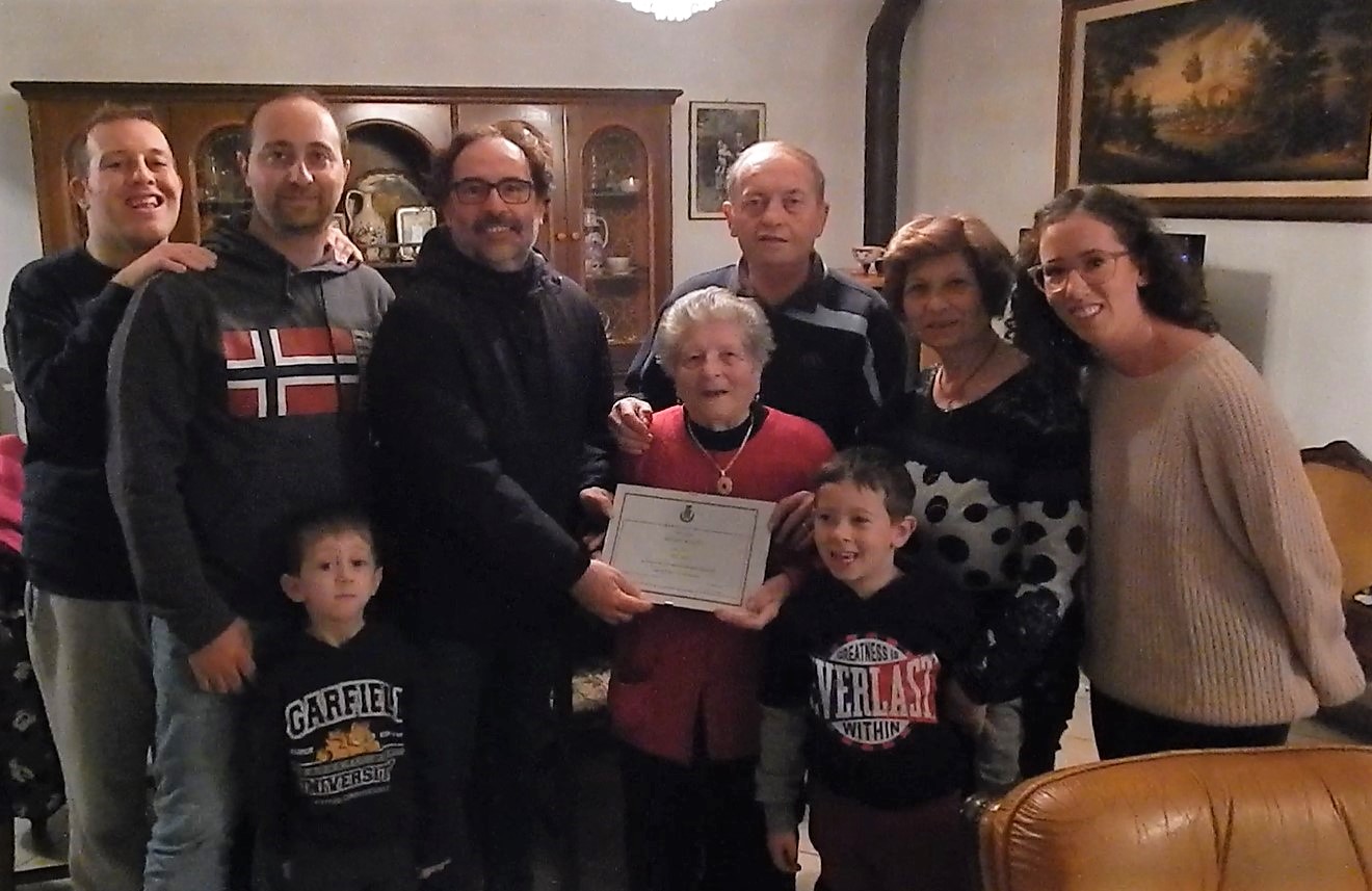 Nel Comune di Umbertide c'è una nuova centenaria, è la signora Bruna Massetti