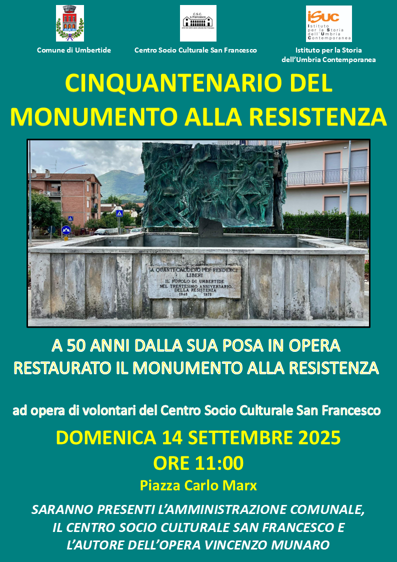 CINQUANTENARIO DEL MONUMENTO ALLA RESISTENZA