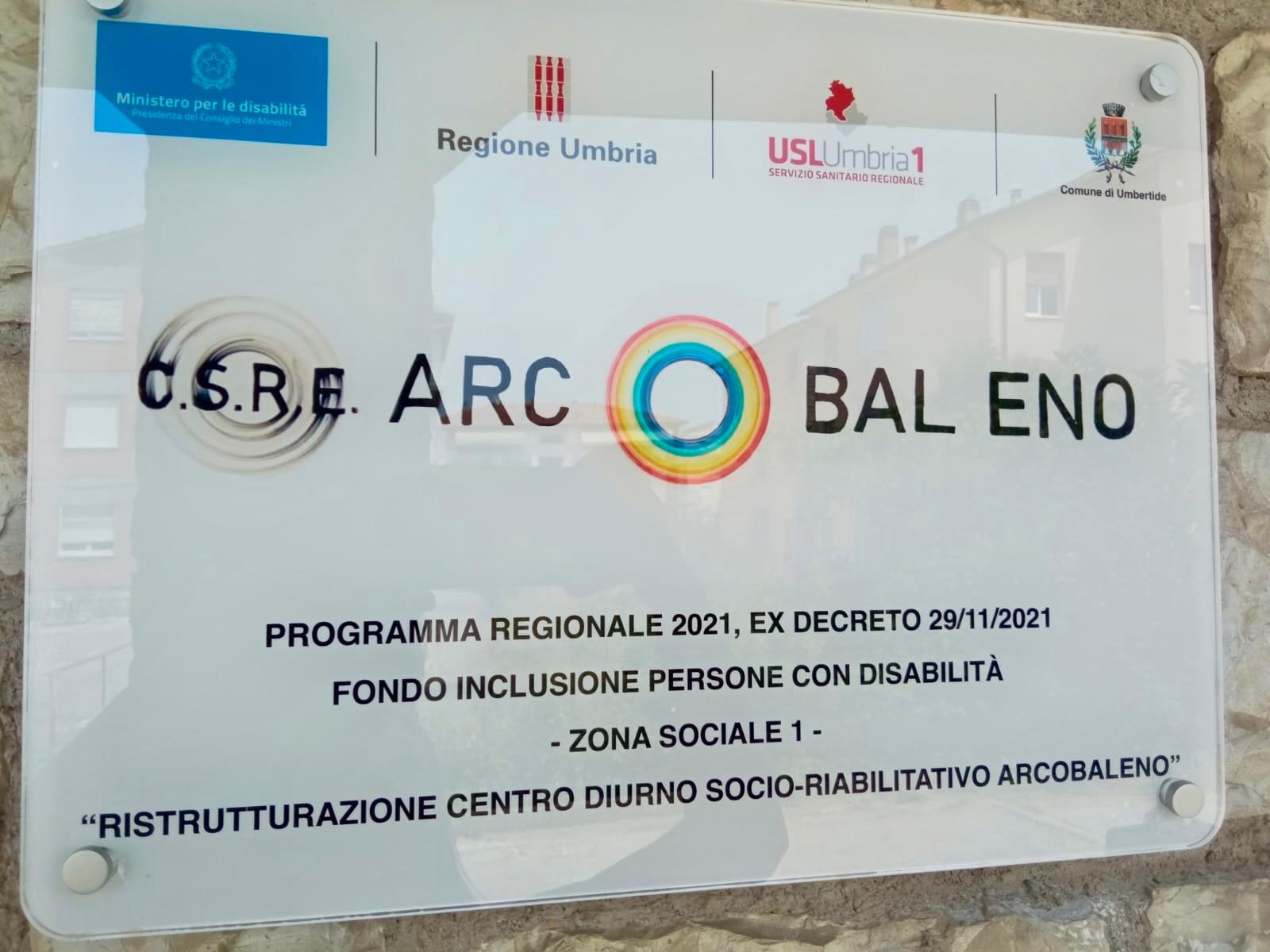 RISTRUTTURATO IL CENTRO ARCOBALENO