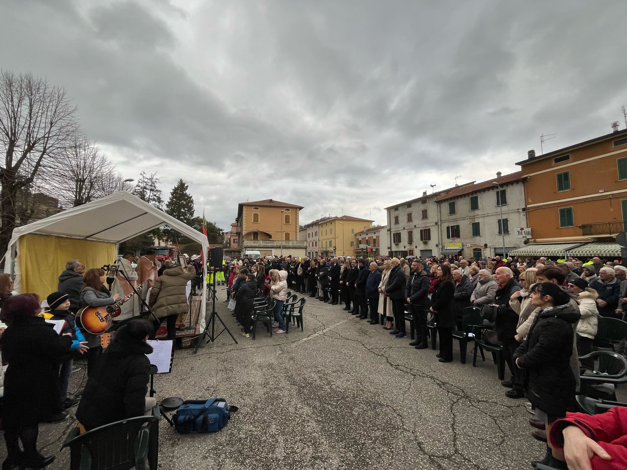 1° Anniversario Sisma 9 Marzo 2023: le celebrazioni in Piazza XXV Aprile a Pierantonio