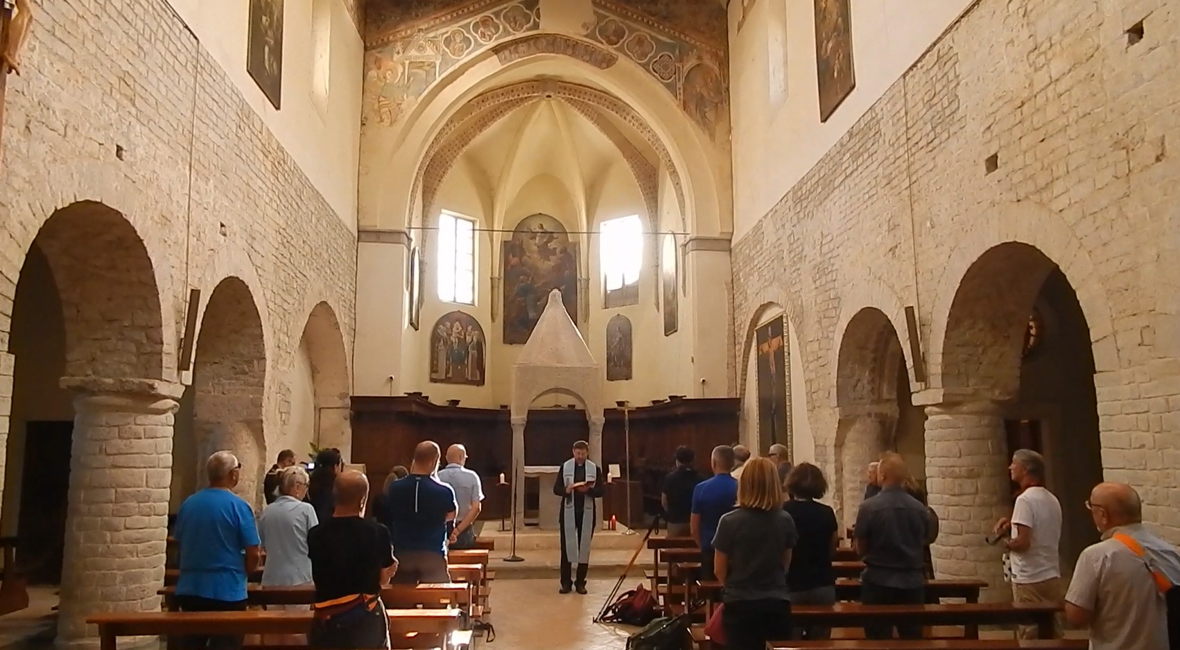 Partito da Montecorona il Cammino Camaldolese di San Benedetto 