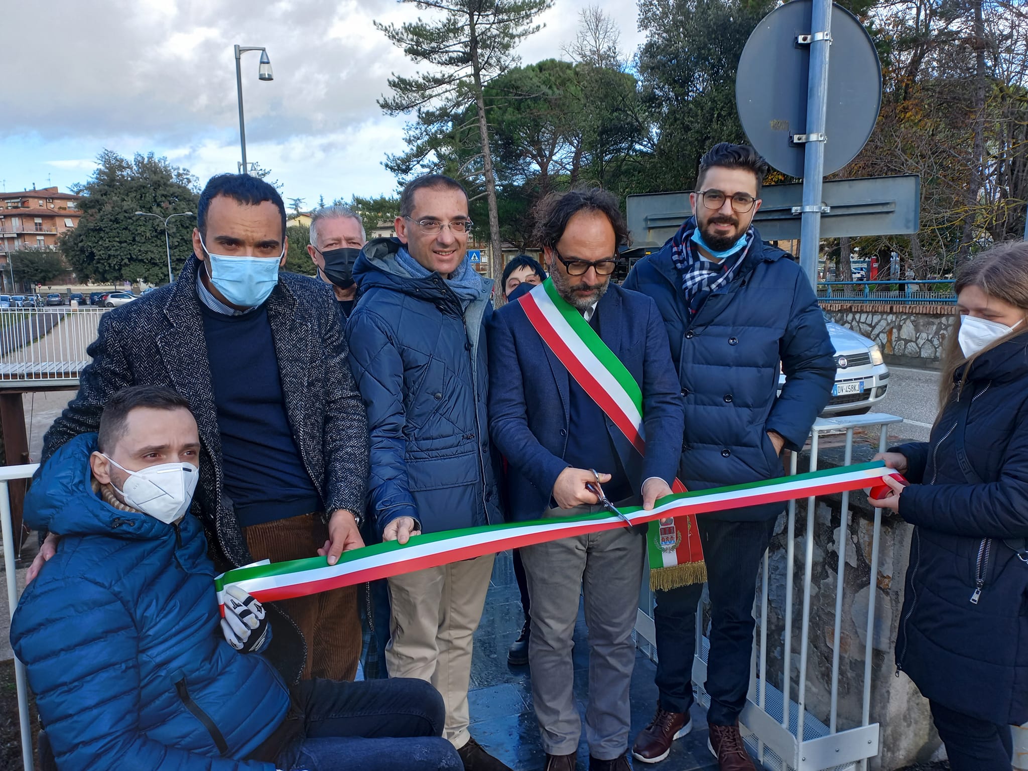 Aperta la seconda passerella sul torrente Reggia