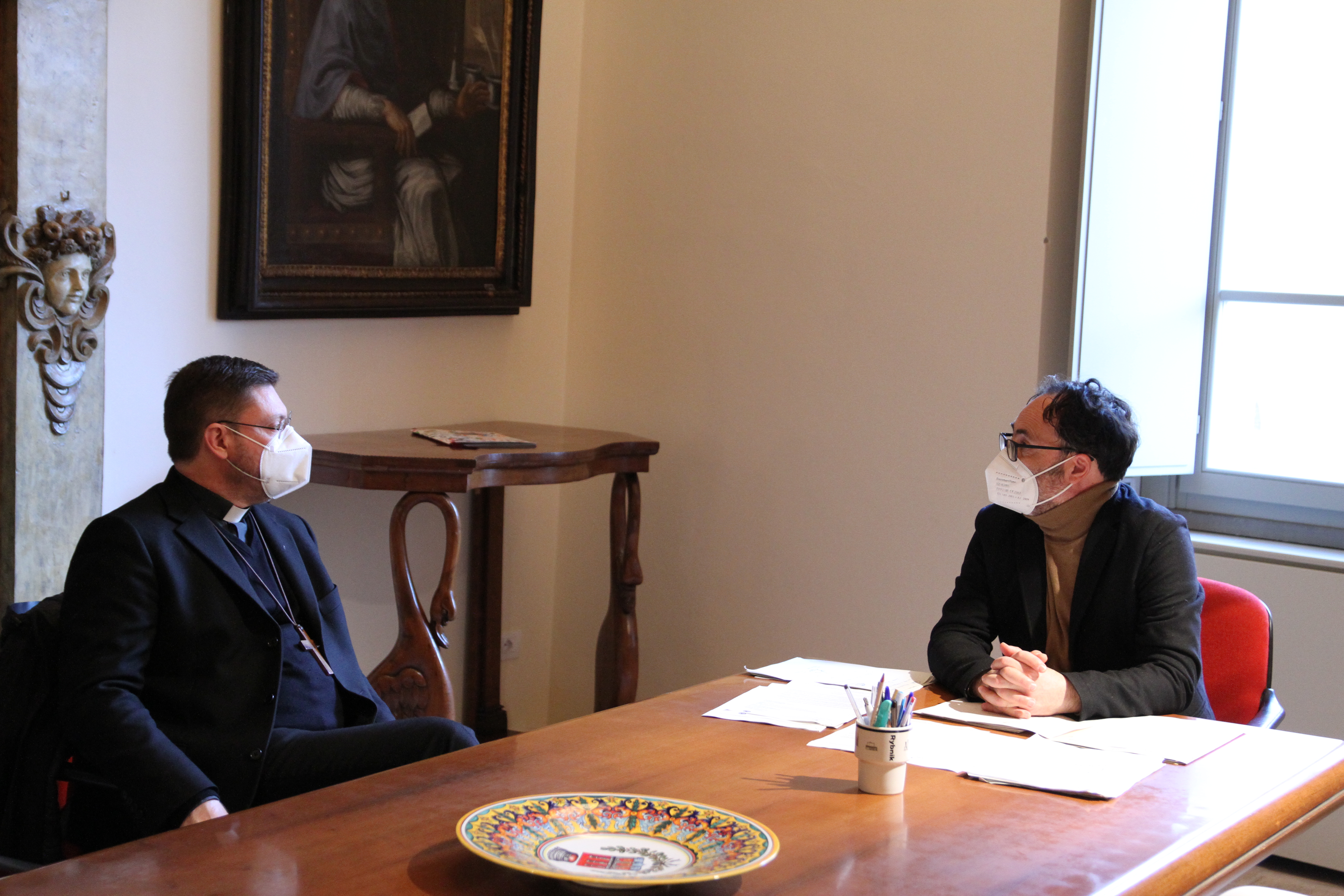 Visita del vescovo Monsignor Luciano Paolucci Bedini in Comune