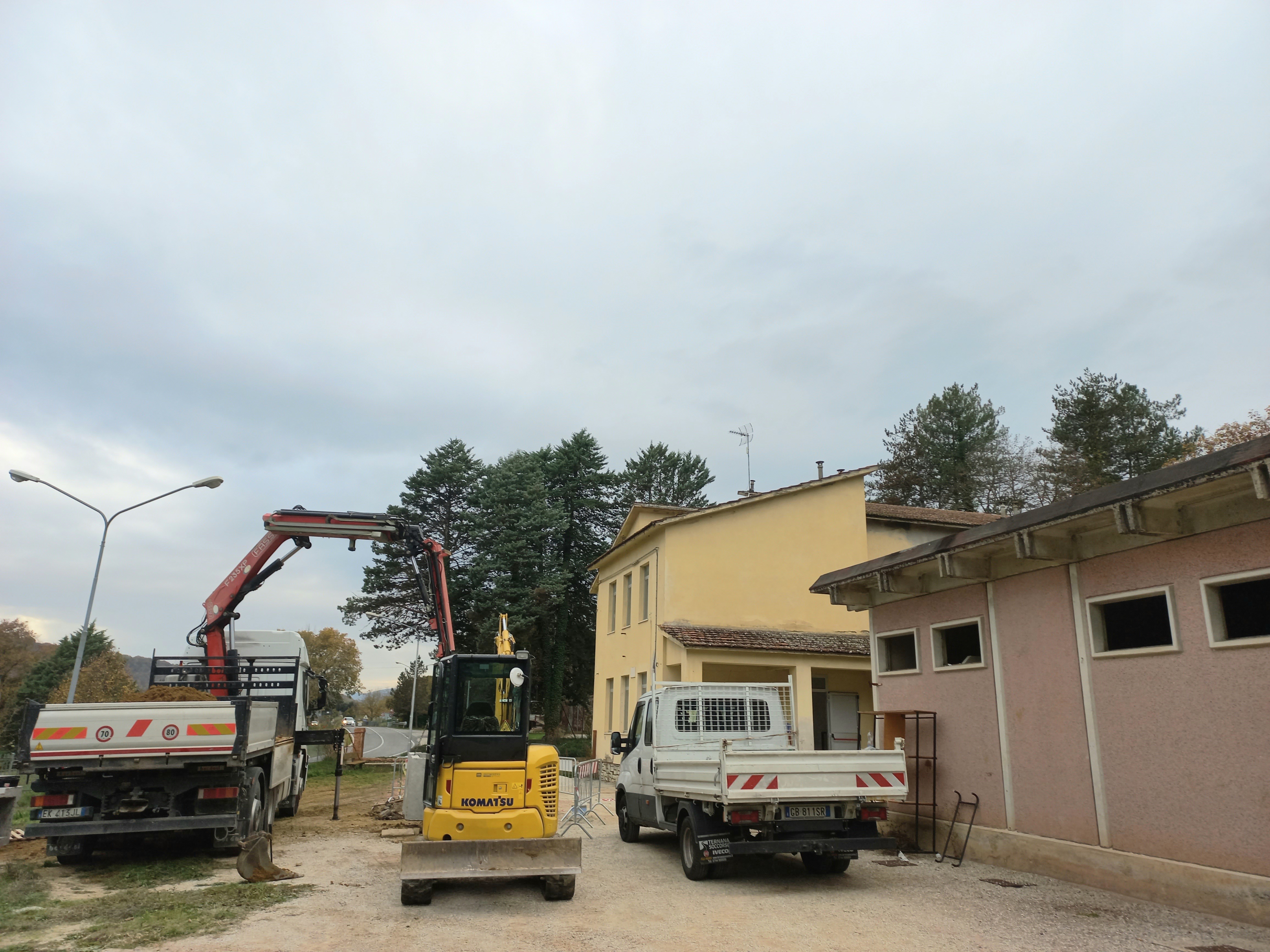 Scuola di Niccone, avviato il cantiere: partiti i lavori 