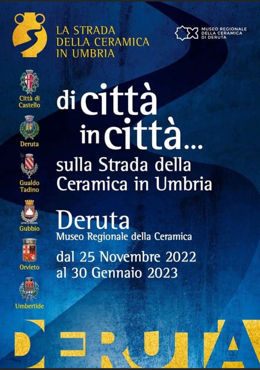 Umbertide presente alla mostra “Di città in città... sulla Strada della Ceramica in Umbria” di Deruta con tre pezzi d'eccezione provenienti dalla Collezione Rometti