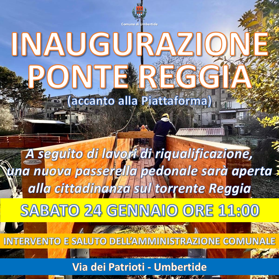 INAUGURAZIONE PONTE REGGIA
