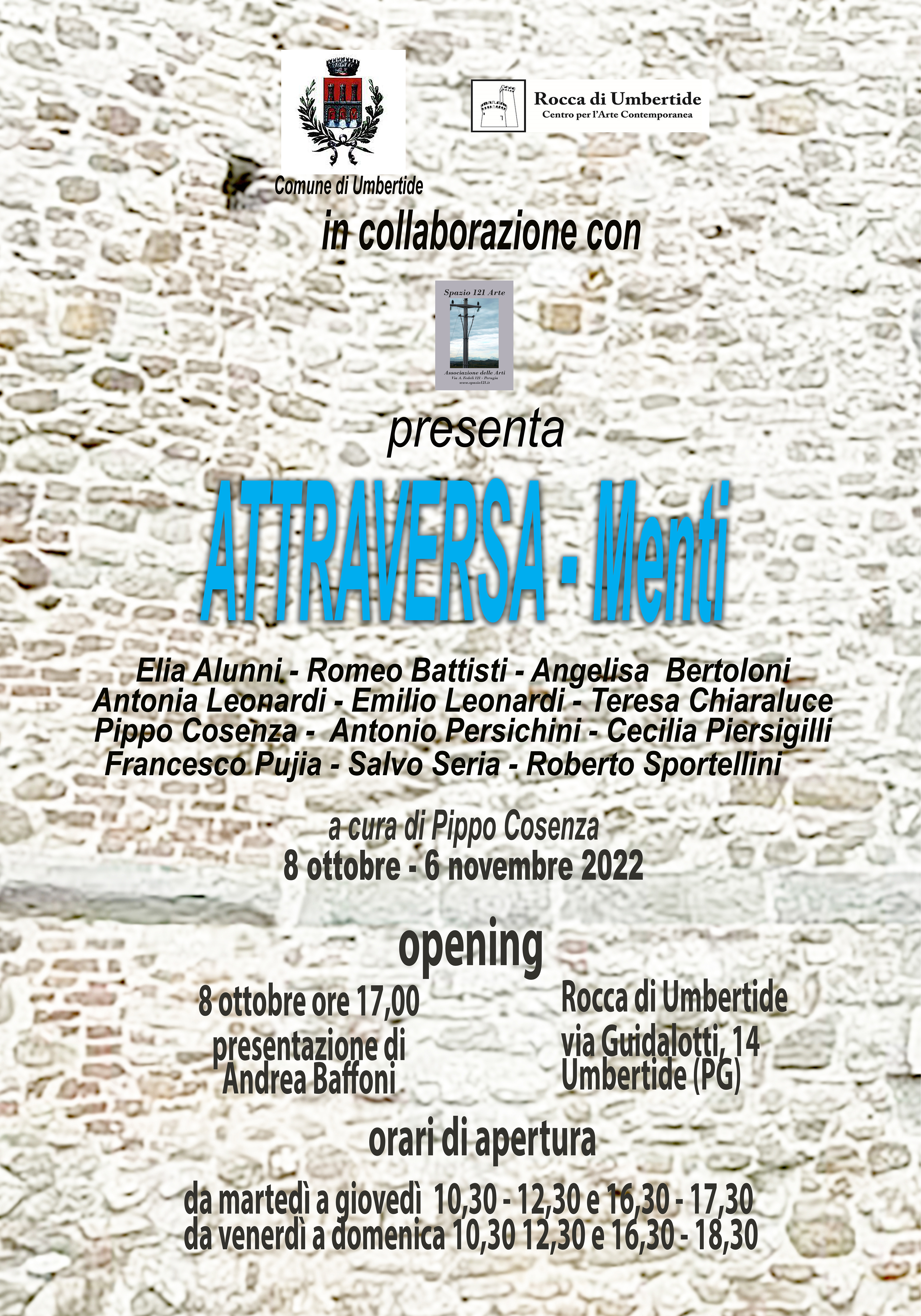 Alla Rocca arriva la mostra “Attraversa-Menti"