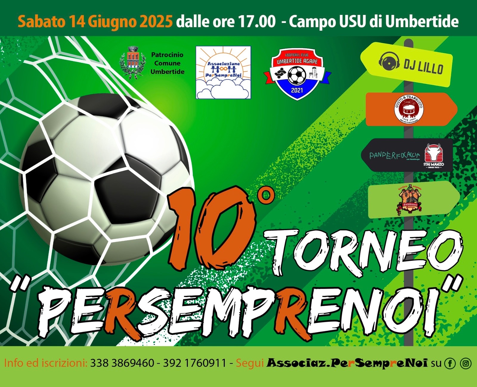 “PER SEMPRE NOI”: IL 14 GIUGNO LA DECIMA EDIZIONE DEL TORNEO DI CALCIO A 5 IN RICORDO DI RICCARDO BIANCHI