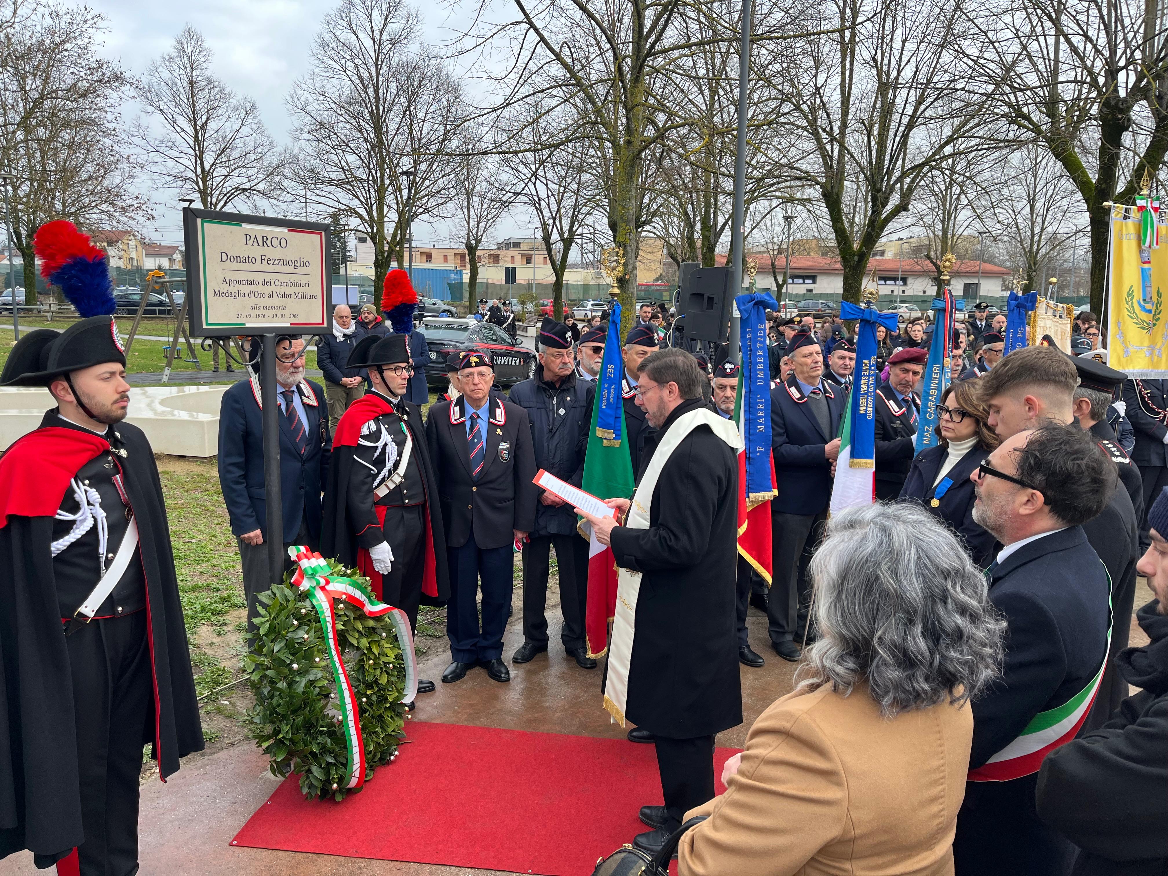 UMBERTIDE NON DIMENTICA DONATO FEZZUOGLIO: INTITOLATO IL PARCO USU NEL VENTESIMO ANNIVERSARIO DELLA SCOMPARSA