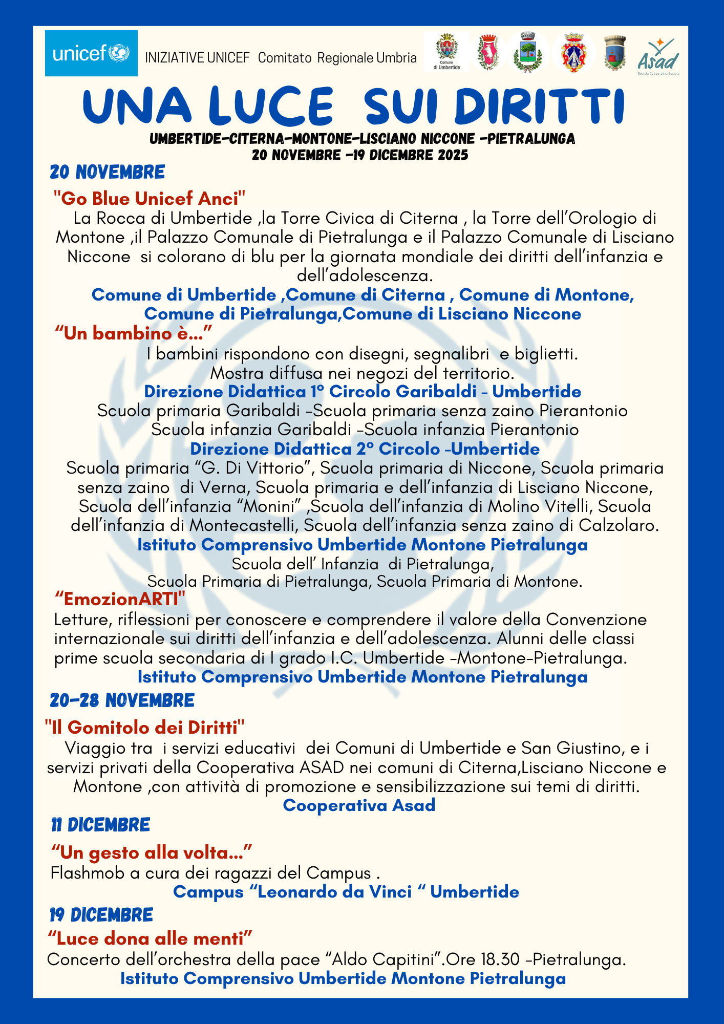 volantino una luce sui diritti 2025 umbertide e comuni limitrofi