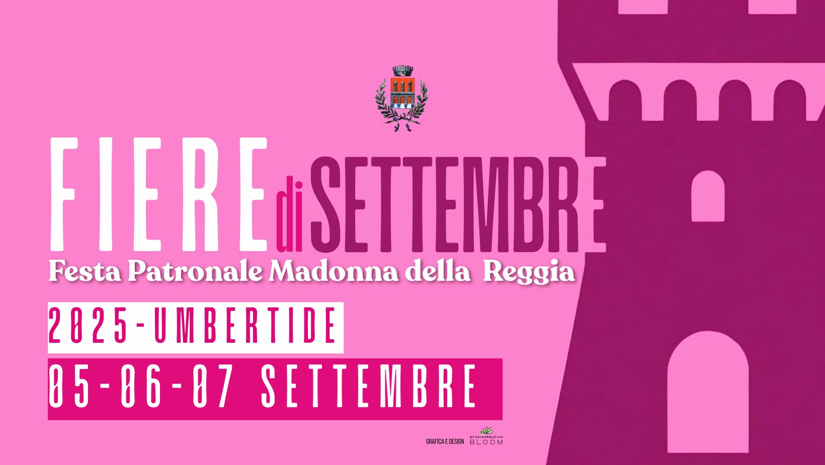 FIERE DI SETTEMBRE 2025 - FESTA PATRONALE MADONNA DELLA REGGIA