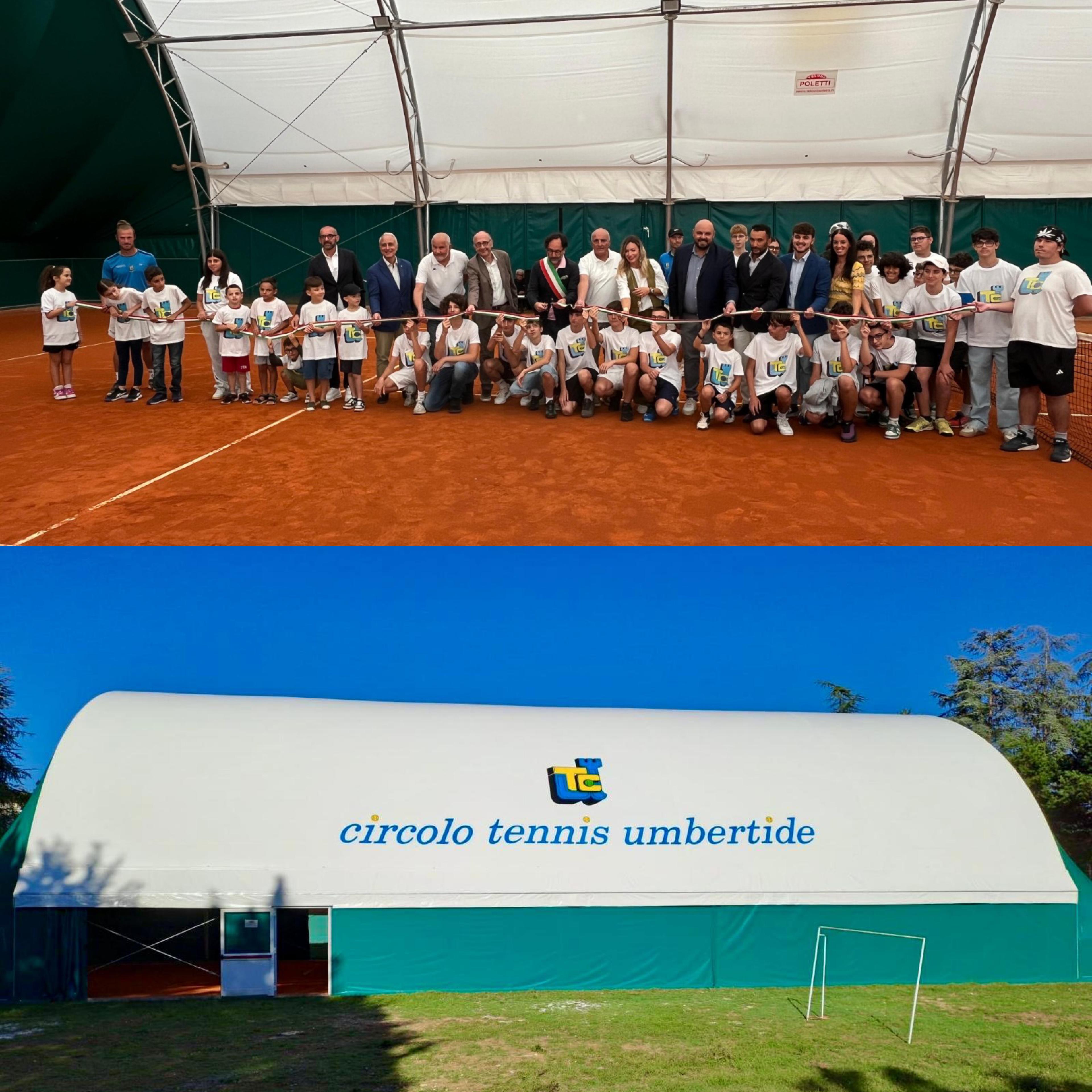 CIRCOLO TENNIS E COMUNE INSIEME PER RIQUALIFICARE L’IMPIANTO SPORTIVO DI PROPRIETÀ DELL’ENTE INAUGURATO IERI, DOMENICA 31 AGOSTO