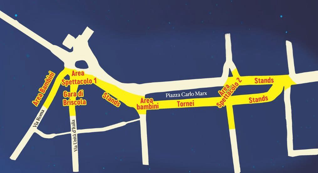 “LA NOTTE GIALLA” - MODIFICA VIABILITA’ SABATO 2 AGOSTO