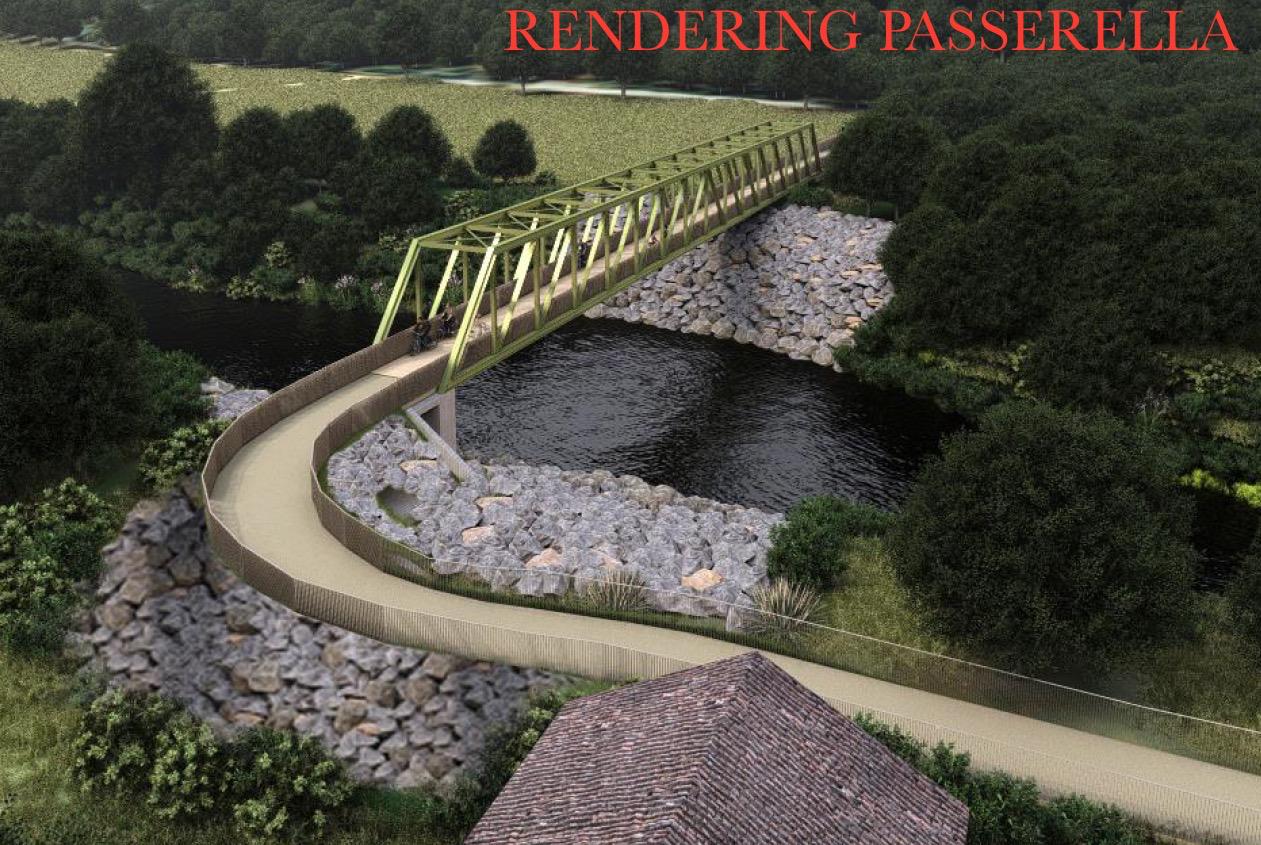 UNA PASSERELLA CICLOPEDONALE SUL TEVERE: PROSEGUONO I LAVORI PER IL COLLEGAMENTO CON L’ABBAZIA DI MONTECORONA