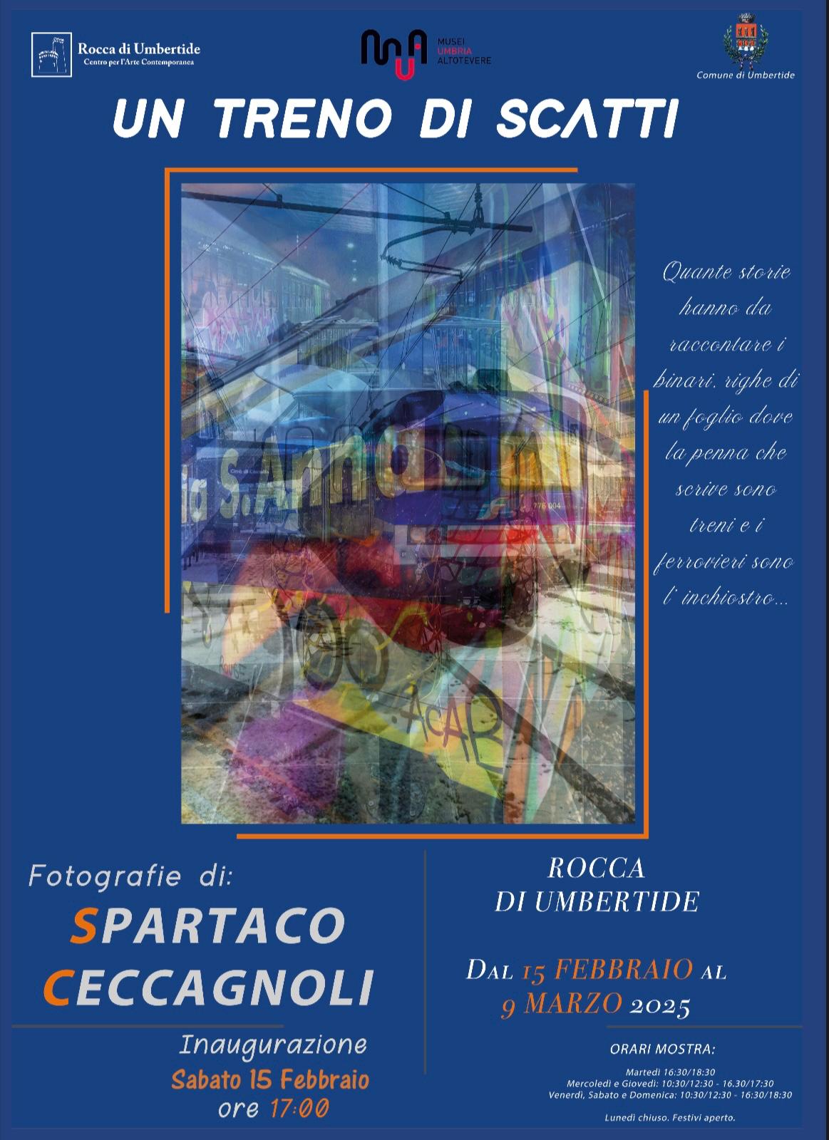Mostra fotografica di Spartaco Ceccagnoli “UN TRENO DI SCATTI”