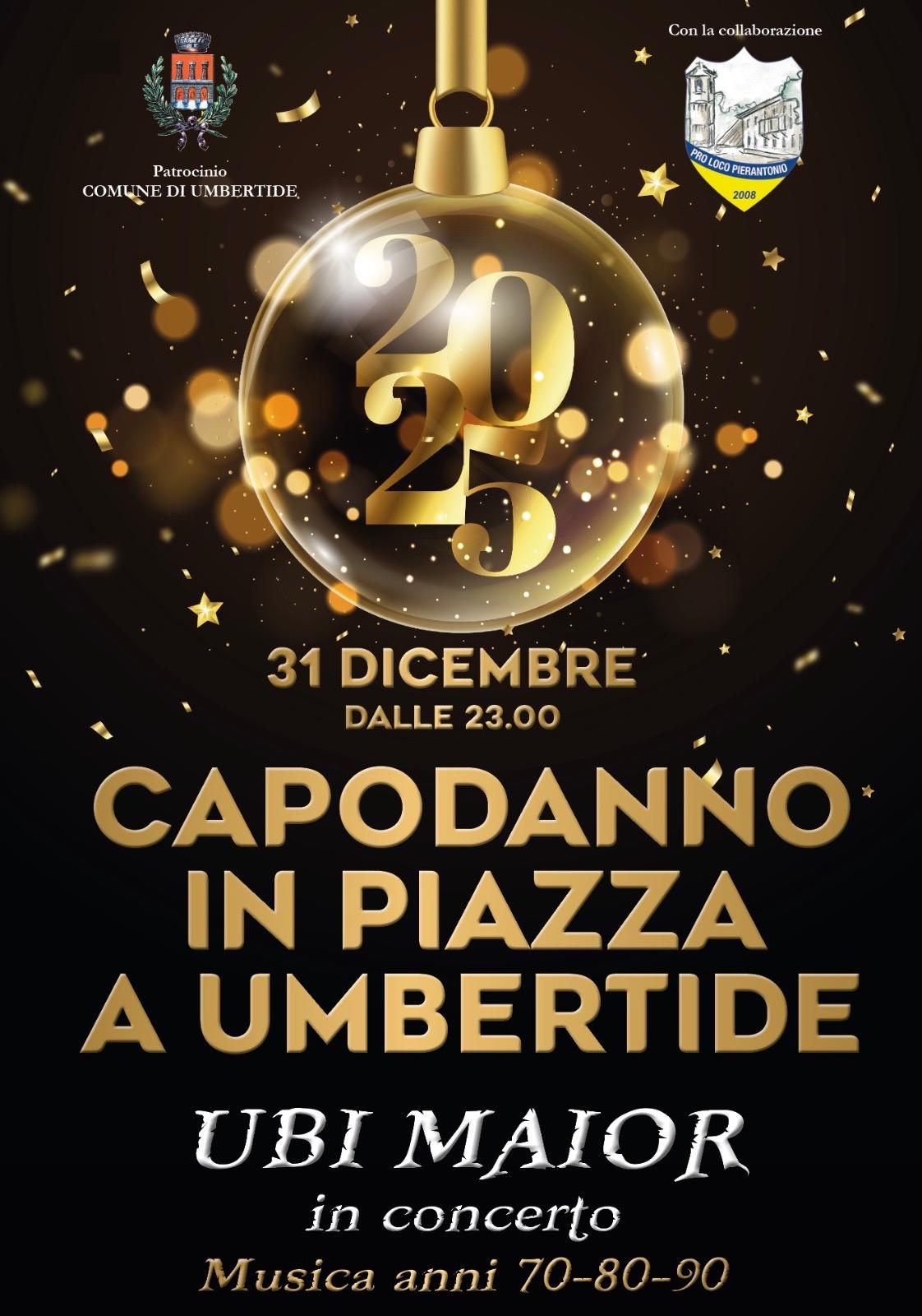 Capodanno in Piazza Matteotti: una serata di musica e divertimento con la Pro Loco Pierantonio e la band Ubi Maior