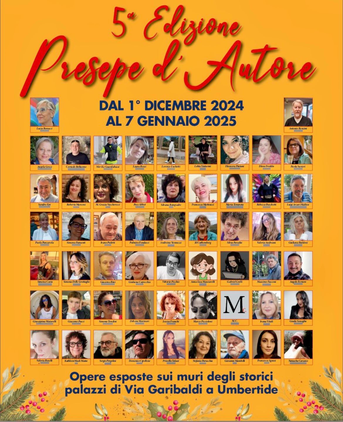 Al via la Quinta Edizione di “Presepe d’Autore” in via Garibaldi